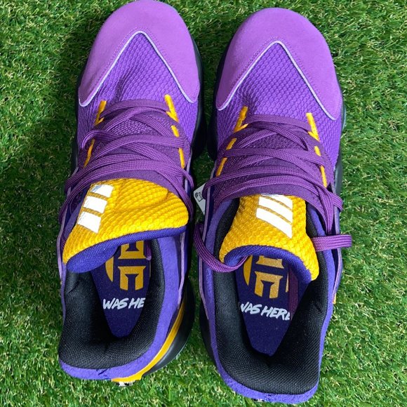 Adidas Harden Vol. 4 Su Casa Mi Casa Los Angeles Lakers Shoes Men Size 10 FW7496 main image 2